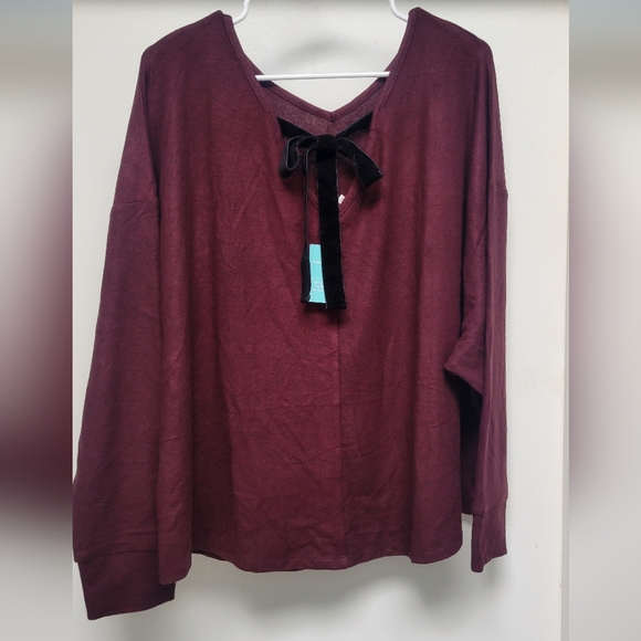 NWT MAURICES BOW BACK TOP SZ XL - Picture 5 of 6